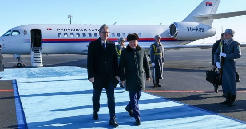Сербия Президенті Александр Вучич Астанаға ресми сапармен келді