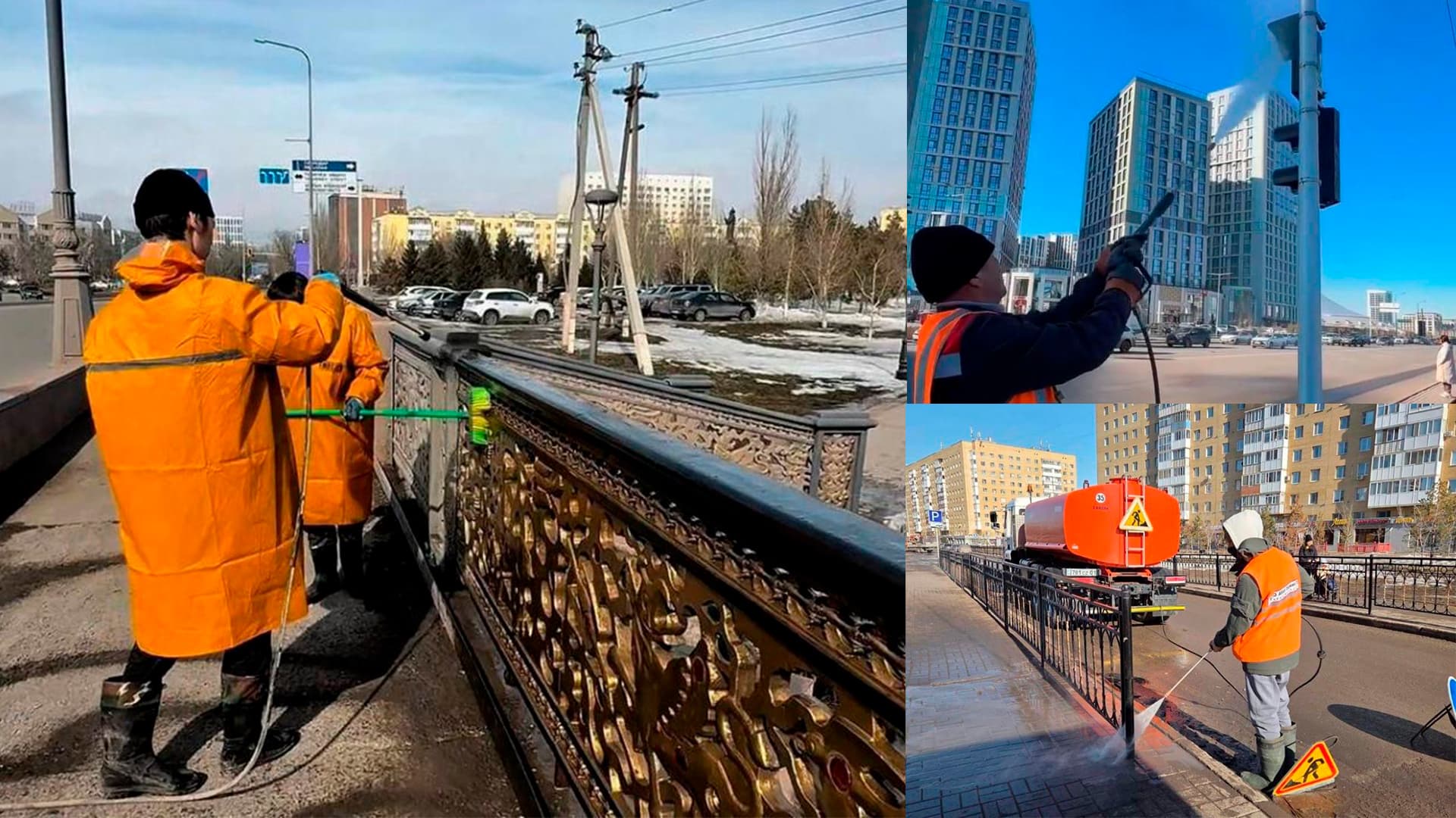 Астанада көктемгі жалпы тазалық жұмысы жүріп жатыр