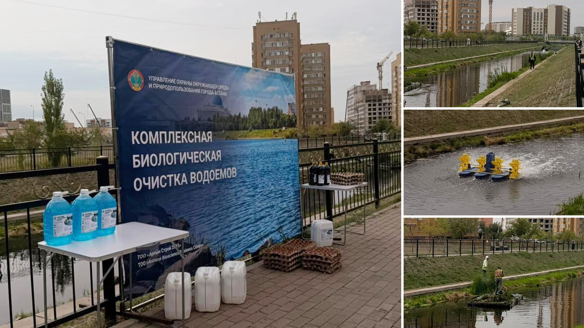 «Таза Қазақстан»: Астанада Сарыбұлақ өзенін тазарту жұмысы жүріп жатыр